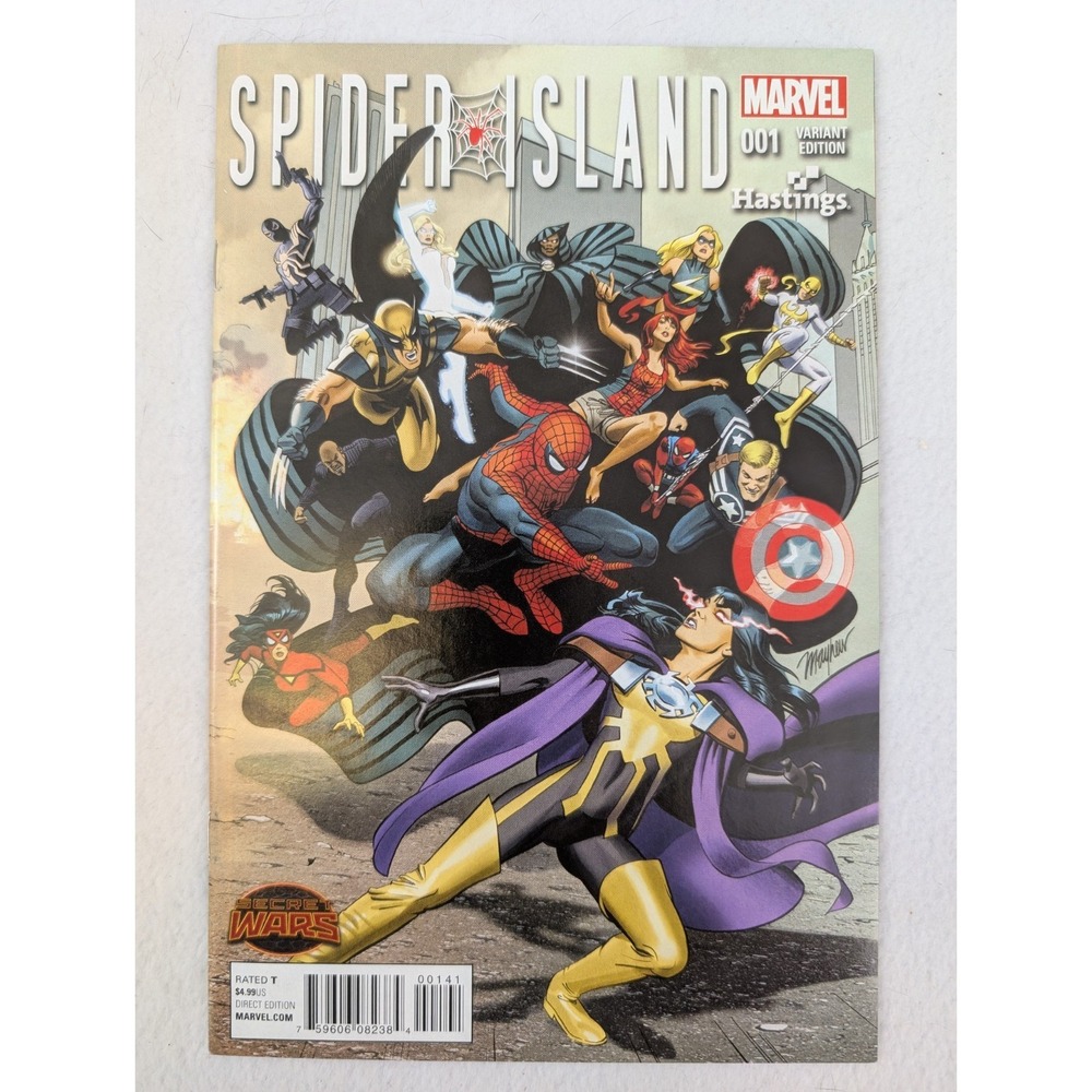 Marvel‎ Spider-Island #1 Mike Mayhew Hastings Variant 2015 NM Range